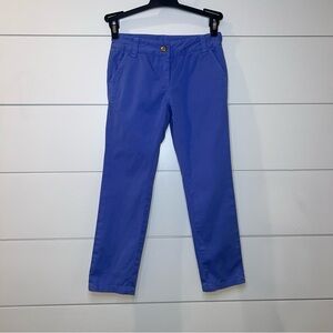 Brooks Brothers Girls Pants Size 5 Straight Leg Bright Periwinkle Stretch